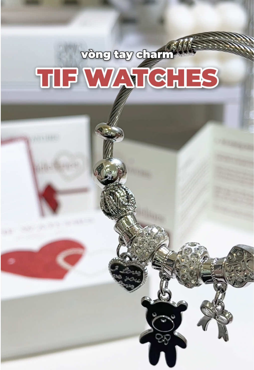 Vòng tay charm TIF WATCHES @TIF WATCHES & JEWELRY 🌟 #tifwatches #quatang #quatangbangai #vongtaycharm #vongtay 