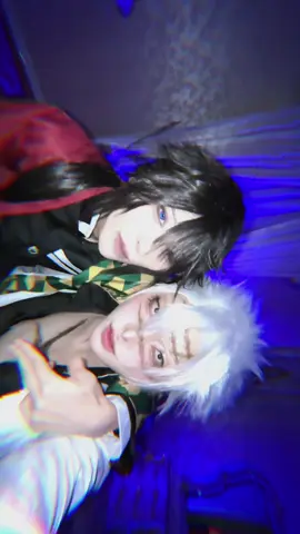 バレバレ腹話術 #鬼滅の刃コスプレ #demonslayercosplay #sanemishinazugawa #giyuutomioka #不死川実弥 @️サンカク 