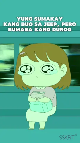 Kuya bababa na lang po pala ako 🥹 Bakit daw kasi ganito tugtugan sa jeep #relatable #fyp #trending #animation #emote 