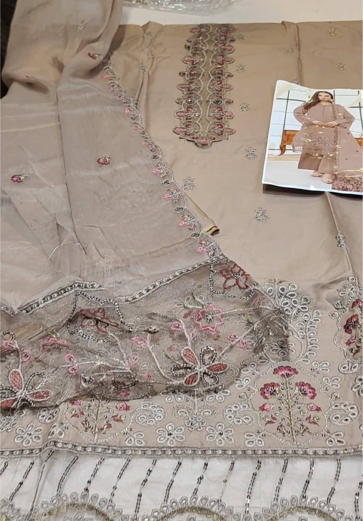 Party wear dress 0315 2904626  WhatsApp Order now #foryoupage #fyp #jawwadcollection #partywearsuits #foryou 