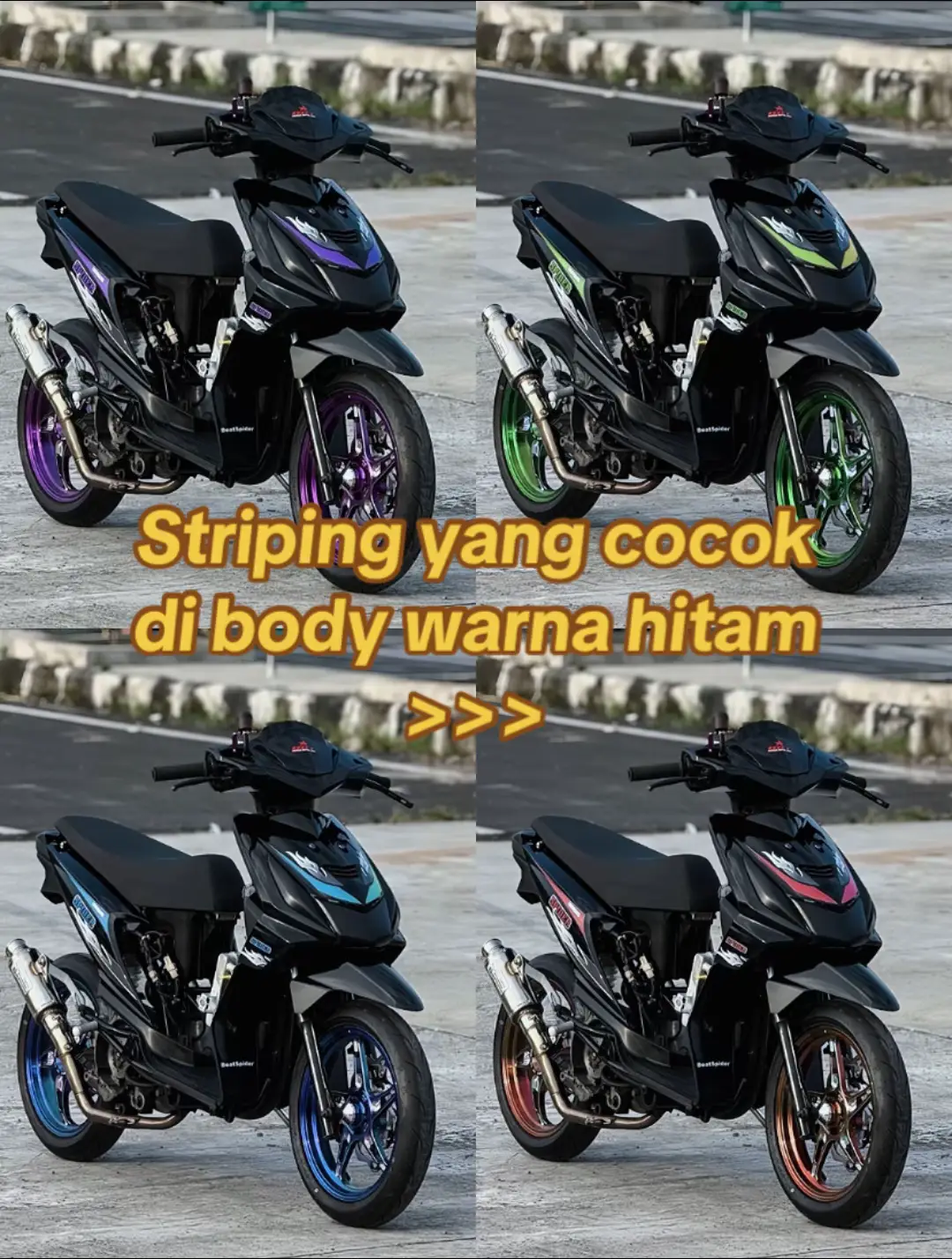 Info pembelian cek vt sematkan atau link bio‼️ #stripingbeatkarbu #stripingapi #stikermotor #fyp #beatspider 