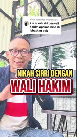Membalas @riniarumsari7 Pada umumnya masyarakat kita belum paham. Siapa sih yang berhak disebut sebagai WALI HAKIM? Ini sudah ada aturannya. Dan sudah ada pula contohnya. #nikahsiri #walihakim #mahalini #rizkyfebian #pengadilanagama 