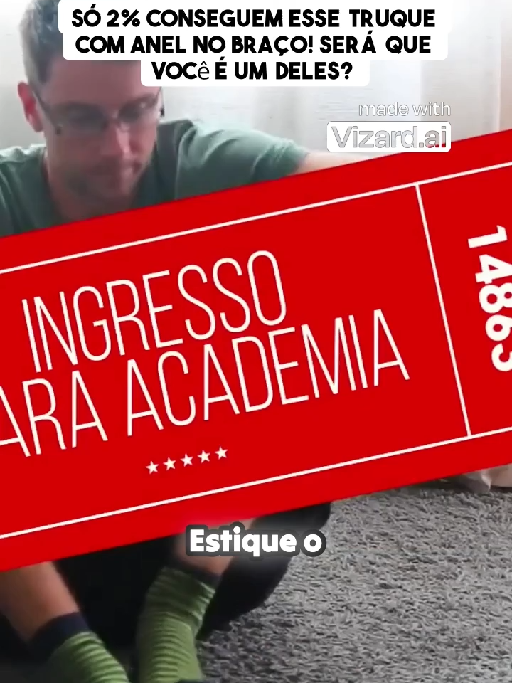 #Só 2% conseguem esse truque com anel no braço! Será que você é um deles_