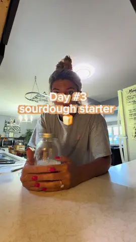 I might name my sourdough starter! 🤪 is that a thing??  #sourdough #sourdoughstarter #sahm 
