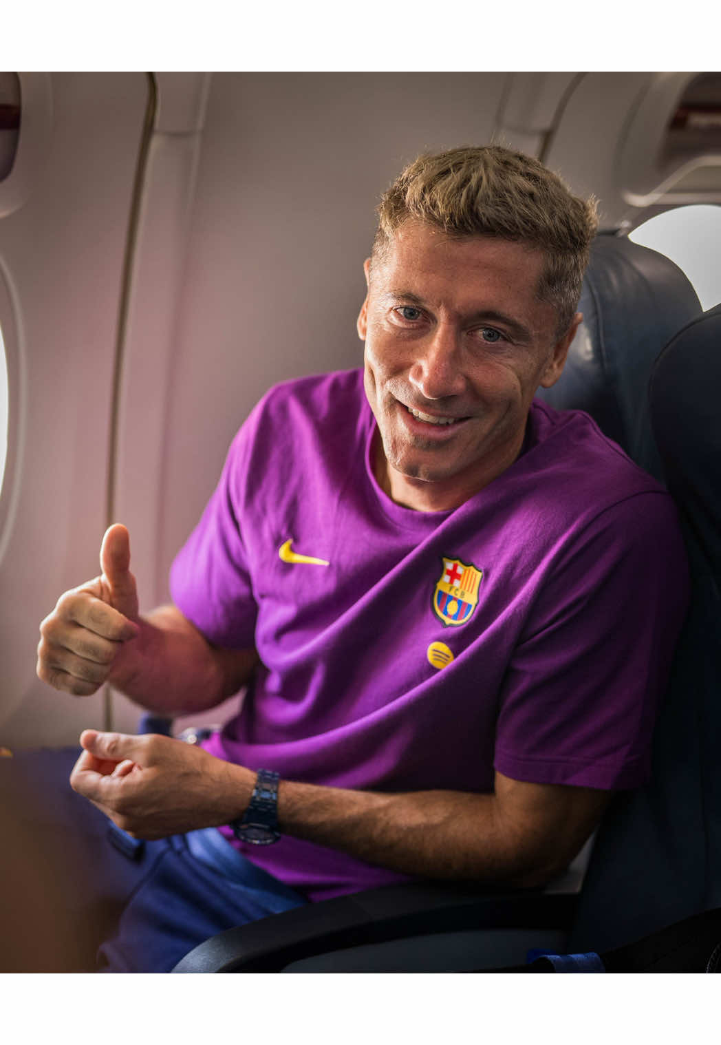 Welcome back, Mr. Goalski 👋 #fcbarcelona #barçaontiktok @Robert Lewandowski 