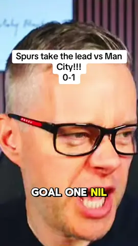 Mark Goldbridge reacts to Tottenham goal vs Manchester City #manchesterunited #markgoldbridge 