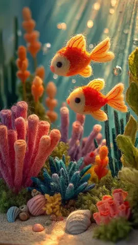 Hope this video can heal you. Leave a message to tell me which little story you'd like to see in the next episode. #stopmotion #cozy #aiart #ai #calm #asmr #calming #cute #needlefelted 
