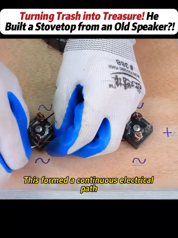 Turning Trash into Treasure! He Built a Stovetop from an Old Speaker?! #Upcycling #DIYProjects #Innovation #CreativeBuilds #Engineering @Creative Fixes 
