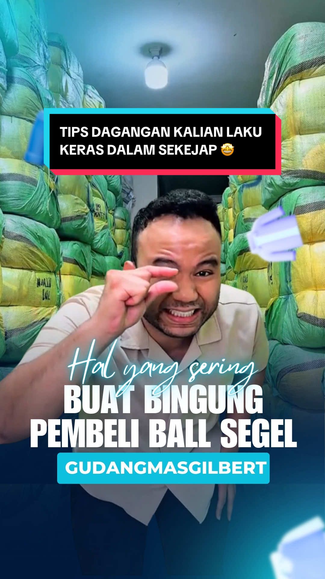 Kalau jualanmu lama kali lakunya, kamu perlu tips ini yang jarang sekali diberitahu penjual 🤩😃 #gudangmasgilbert #edukasiball #customer #gudangballsemarang 