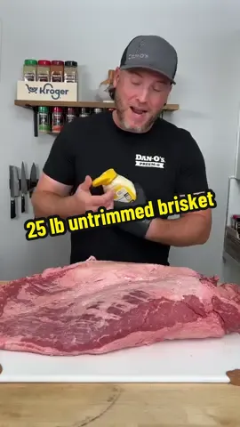 25 lb brisket untrimmed 🤠