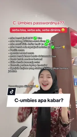 Jadi c-umbies udah pernah ngerjain apa aja, coba comment dibawah #cpnsindonesia #latsarcpns #cpns2024 #fyppppppppppppppppppppppp #pnsmuda #pnscantik #pnspemda #asnlife 