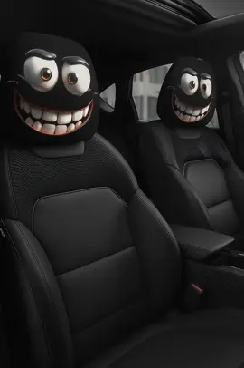 Set of Funny Big-Eyed Car Seat Cover is on insane price 