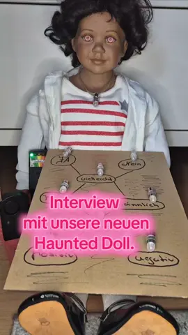 Interview mit unser neuen Haunted Doll.Wie.finden Wir es? 😀#haunteddollforreal #dollcollector #spiritualtiktok #paranomaltiktok #haunteddollforreal 