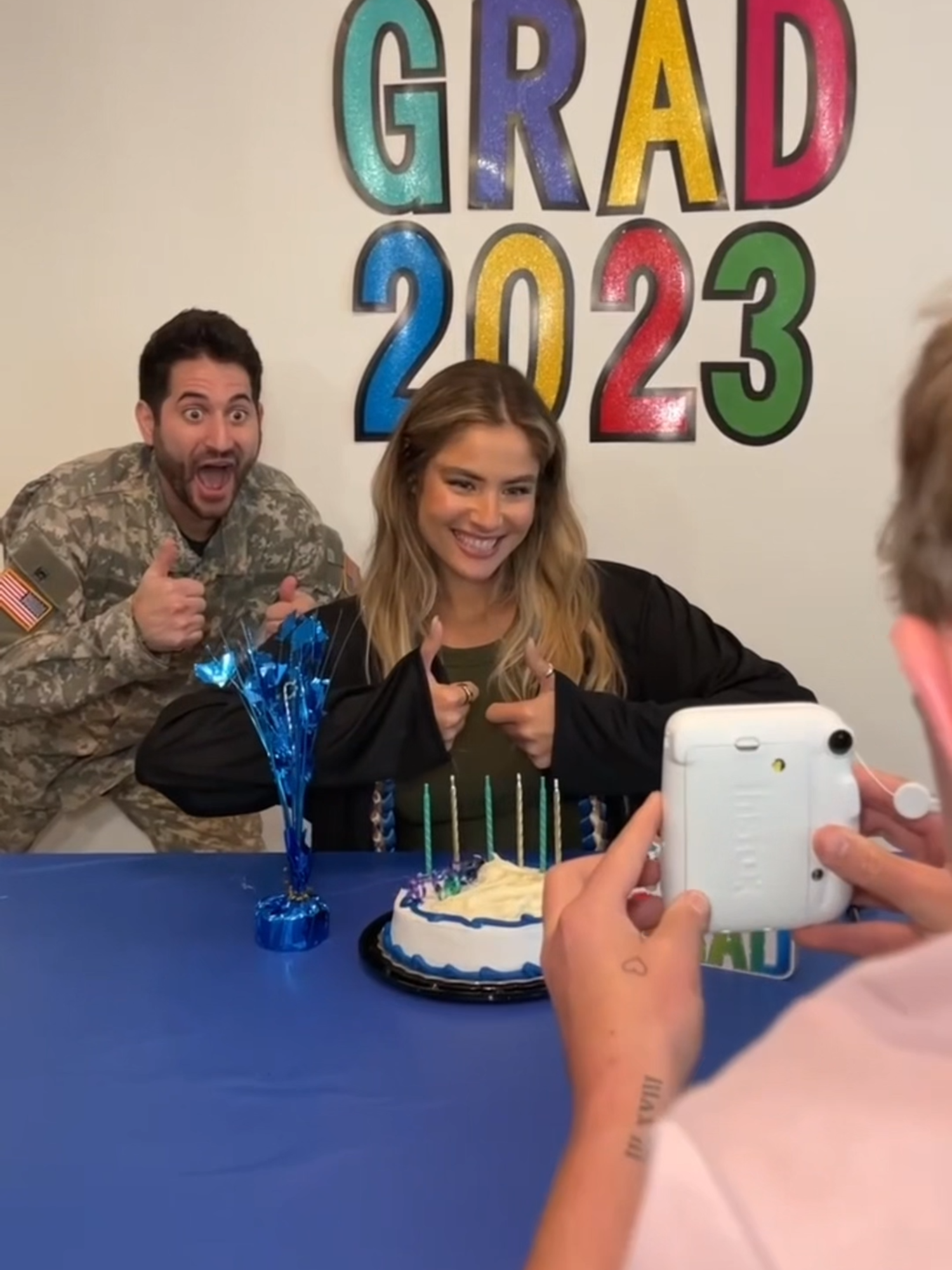 Soldier returns home to surprise girlfriend and finds out he is going to be a daddy!
