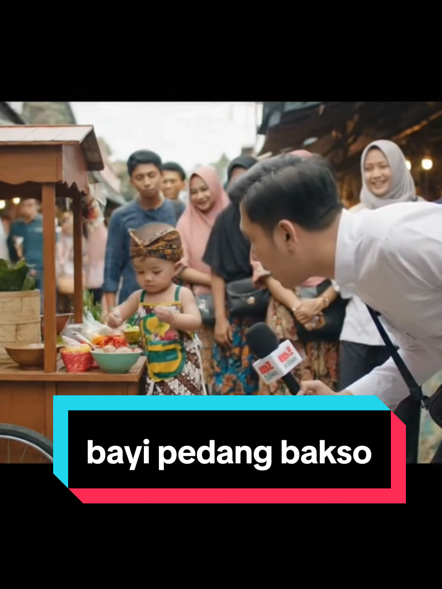 bayi ini bedagang bakso gara2 bapaknya judol dan mabuknjanda#komedi #bayilucu#pinjol #veo3 #fyp 