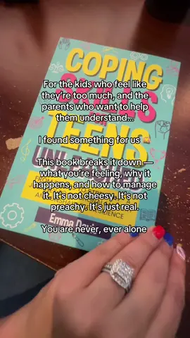 Raising teens is NO JOKE 🫣 and this book has helped both myself AND my kiddo! #parenting #mentalhealthmatters #childhoodtrauma #copingskills #tiktokshopfinds 