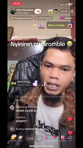 Pesan moral ti mang kodir 😭 #itikurihleather #fyp #jaketkulit #clippers 