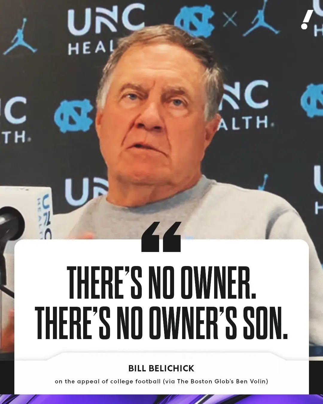Bill Belichick is adjusting well to life outside New England 👀 #cfb #billbelichick #newenglandsummer 