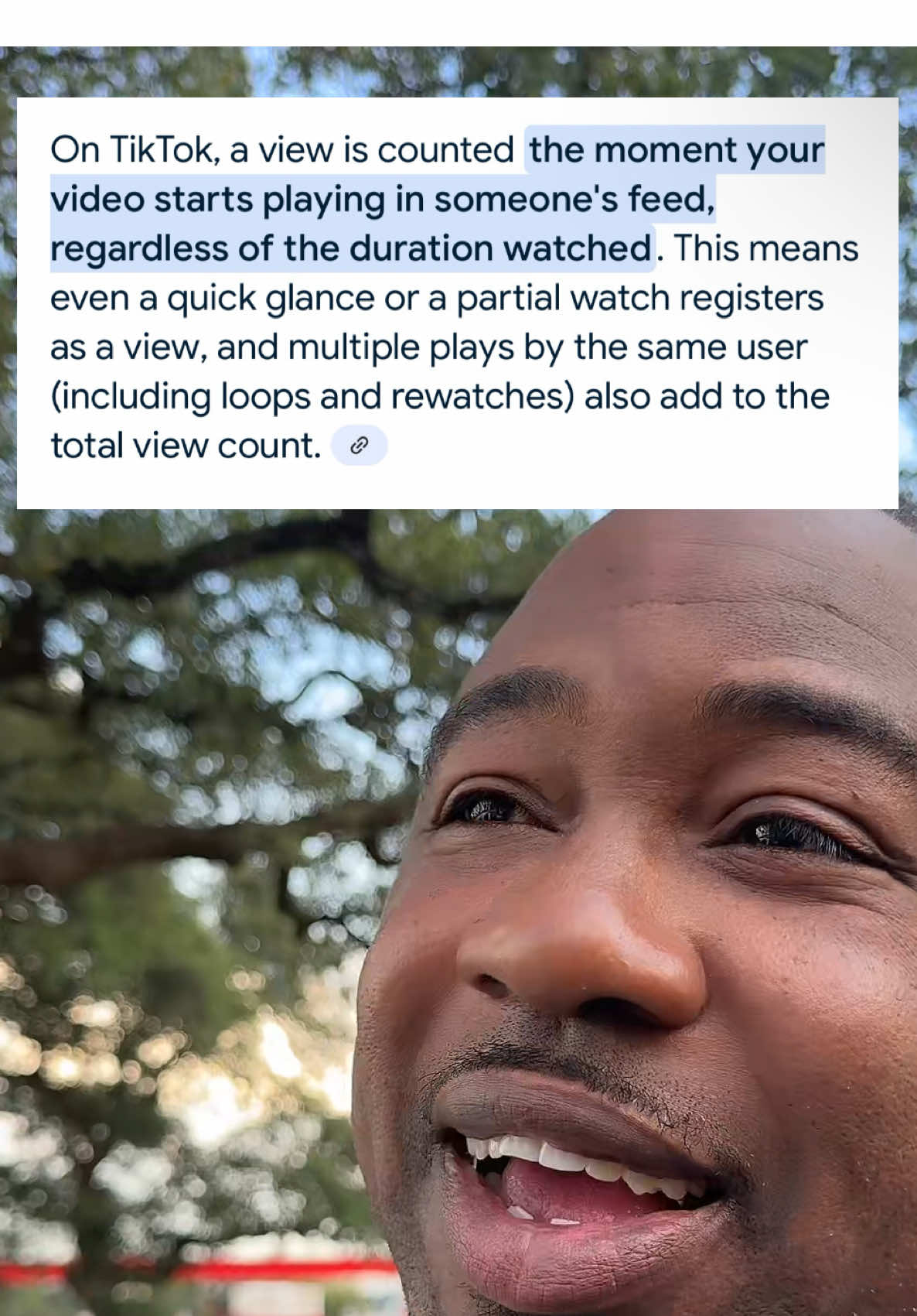 On Tiklok, a view is counted the moment your video starts playing in someone's feed, regardless of the duration watched. This means even a quick glance or a partial watch registers as a view, and multiple plays by the same user (including loops and rewatches) also add to the total view count. #FYP #Google #Likes #views #tiktok 
