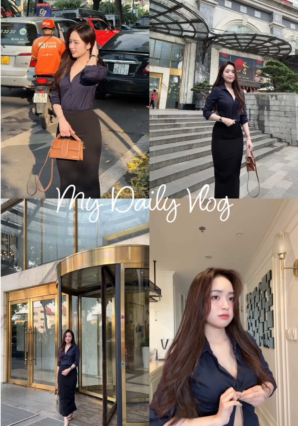 Kết hôn với màu xanh navy luôn cũm đượt áh #outfit 