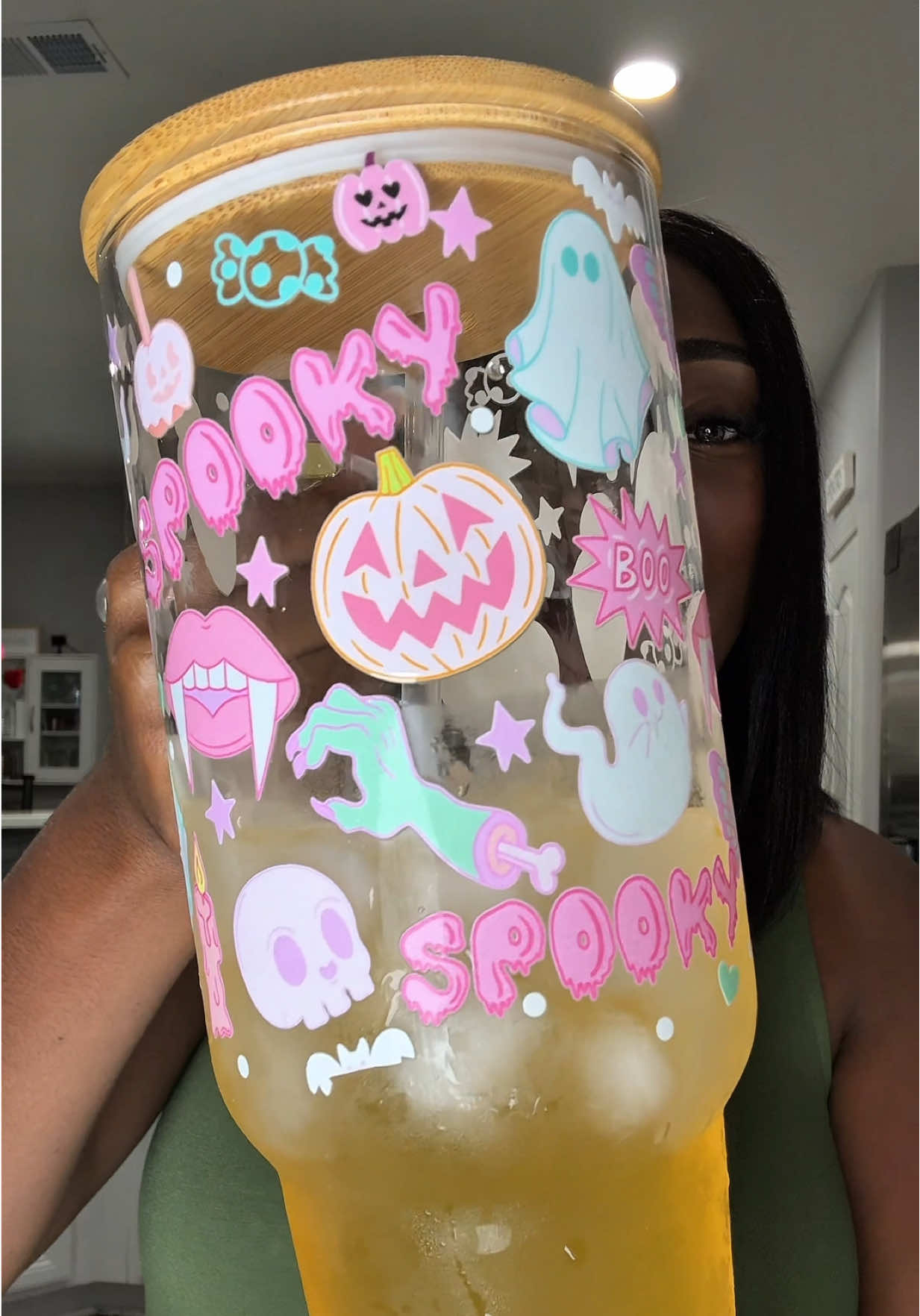 40oz Halloween Cup Must-Have from @Sip-Sip Hooray! is perfect for spooky season. Available in glass or plastic and it fits in cupholder!  #halloweentumbler #halloweencup #holidaytumbler #sweaterweather #tiktokshopcreatorpicks 