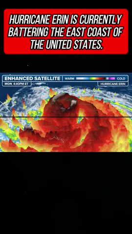 Hurricane Erin is now a monster. May God bless them.