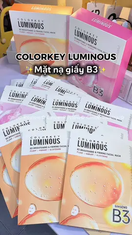 Vẫn là tui khi nghe tin đắp mặt nạ sẽ đẹp lên🤭 #colorkeyvn #matnab3 #colorkeyluminous #matna #xuhuong 