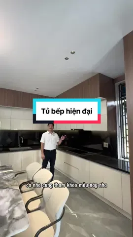 Hoàn thiện tủ bếp hiện đại #dinhvanviet #noithat #tubep 
