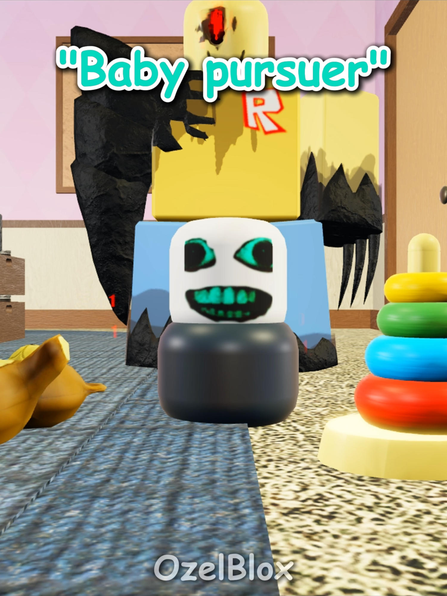 John Doe Babysits Pursuer #forsaken #roblox #moonanimator #animation #memes