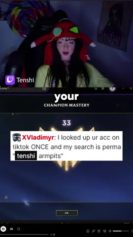 the tenshi armpit craze needs to end!!! #leagueoflegends #twitchstreamer #gaming 