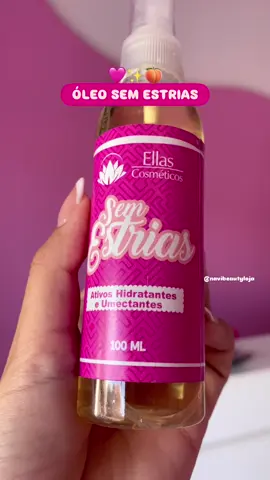 ÓLEO MILAGROSO PARA ESTRIAS SOMENTE AQUI NA NAVI POR R$10,00!!😱🩷✨ Cansado(a) de se preocupar com o aparecimento de estrias? O Sem Estrias Ellas Cosméticos é a solução perfeita para você! Um creme inovador com ativos hidratantes e umectantes que promovem a hidratação profunda da pele, auxiliando na prevenção e na redução de estrias.✨ #lojademaquiagem #explorar #lojade10 #estrias 