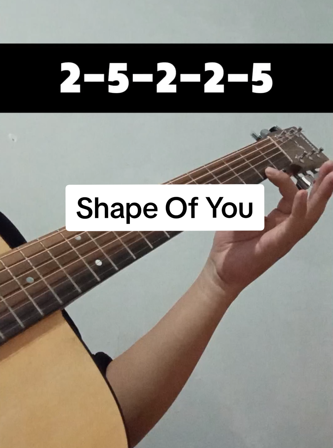 Shape Of You 🎶 Easy 1 String Guitar Tutorial