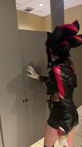 All by yourself? #shadowthehedgehog #sonicthehedgehog #rougethebat #shadowcosplay #animenyc2025 