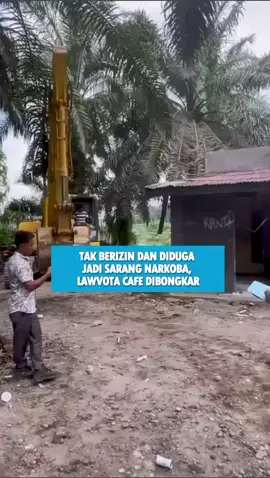 TAK BERIZIN DAN DIDUGA JADI SARANG NARKOBA, LAWVOTA CAFE DIBONGKAR  #LawvotaCafe #AparatGabungan #PeredaranNarkoba #Dibongkar #DesaLauBekeri 