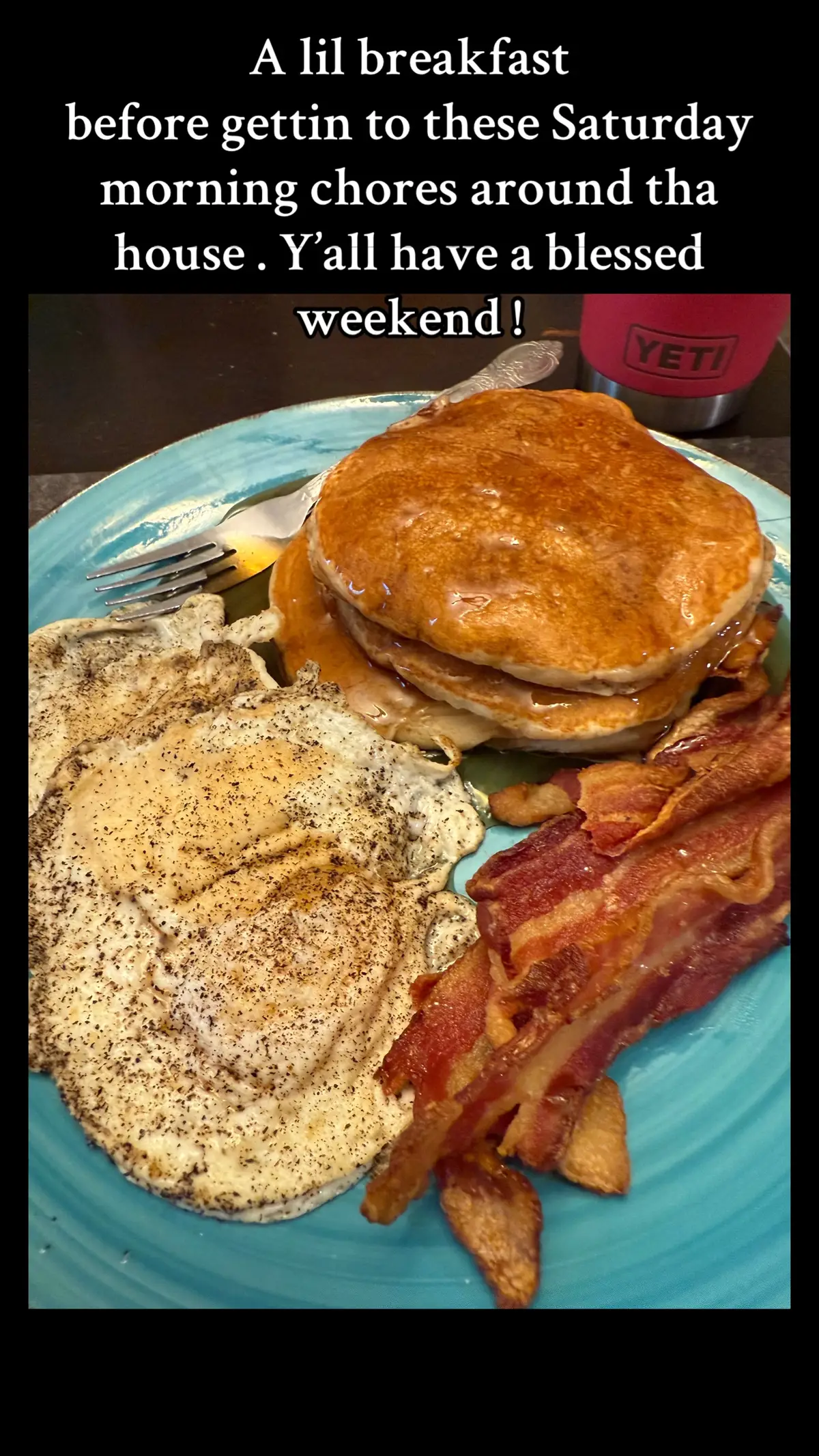 #SaturdayMorning #Breakfast #CountryLiving #FoodTok #SippiGirl #CountryGirl #LadyTrucker #FYP #ForYouPage #ForYouPageThis #fyppppppppppppppppppppppp 