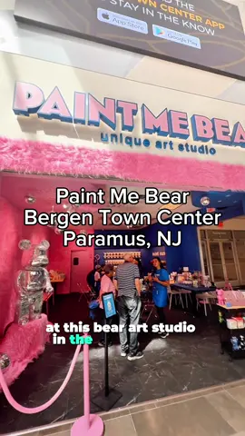 @PaintMeBear in the Bergen Town Center is so cute! This is such a fun activity to do with kids or on a date night. I painted a Labubu for my niece, which was also a coin bank! You can choose from a bunch of different characters and sizes here. They also have an NYC location! #paintmebear #paintmebearartstudio #paintmebearnj #paintmebearnyc #paintmebearstudio 