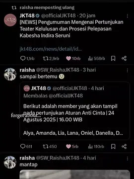 takut? sudah pasti. tapi, kalo itu demi kebaikan rara yaudah gapapa😔#CapCut #raishajkt48 #jkt48 #fyp #4you 