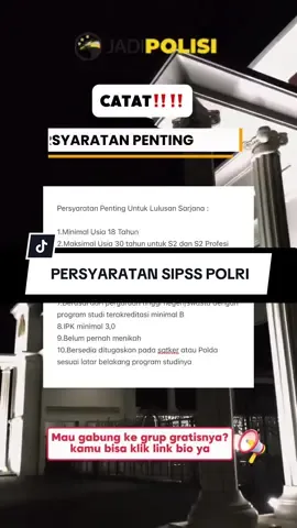 Persyaratan SIPSS Polri  #rekrutmenpolri #rekrutmenpolri2026 #soalpolri2026 #bimbelpolri2026  #bintarapolri #akpol #jadipolisi 
