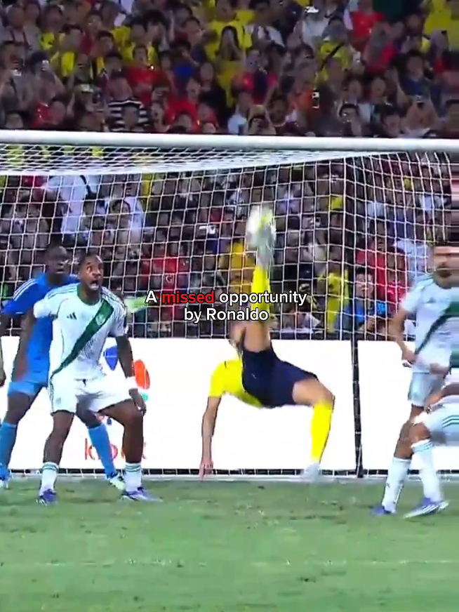 This missed opportunity by Ronaldo ☠️ #cristianoronaldo #footballtiktok #footballedit 
