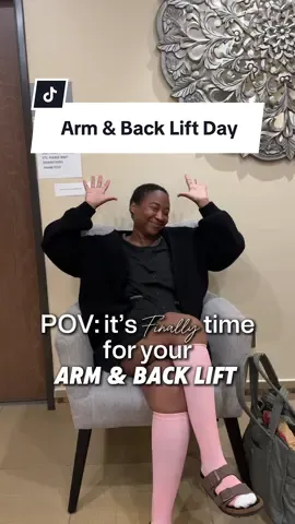 I can’t believe the day for my arm and back lift is finally here after drop 128 pounds  #looseskinremoval #looseskin #looseskinjourney #armlift #backlift 