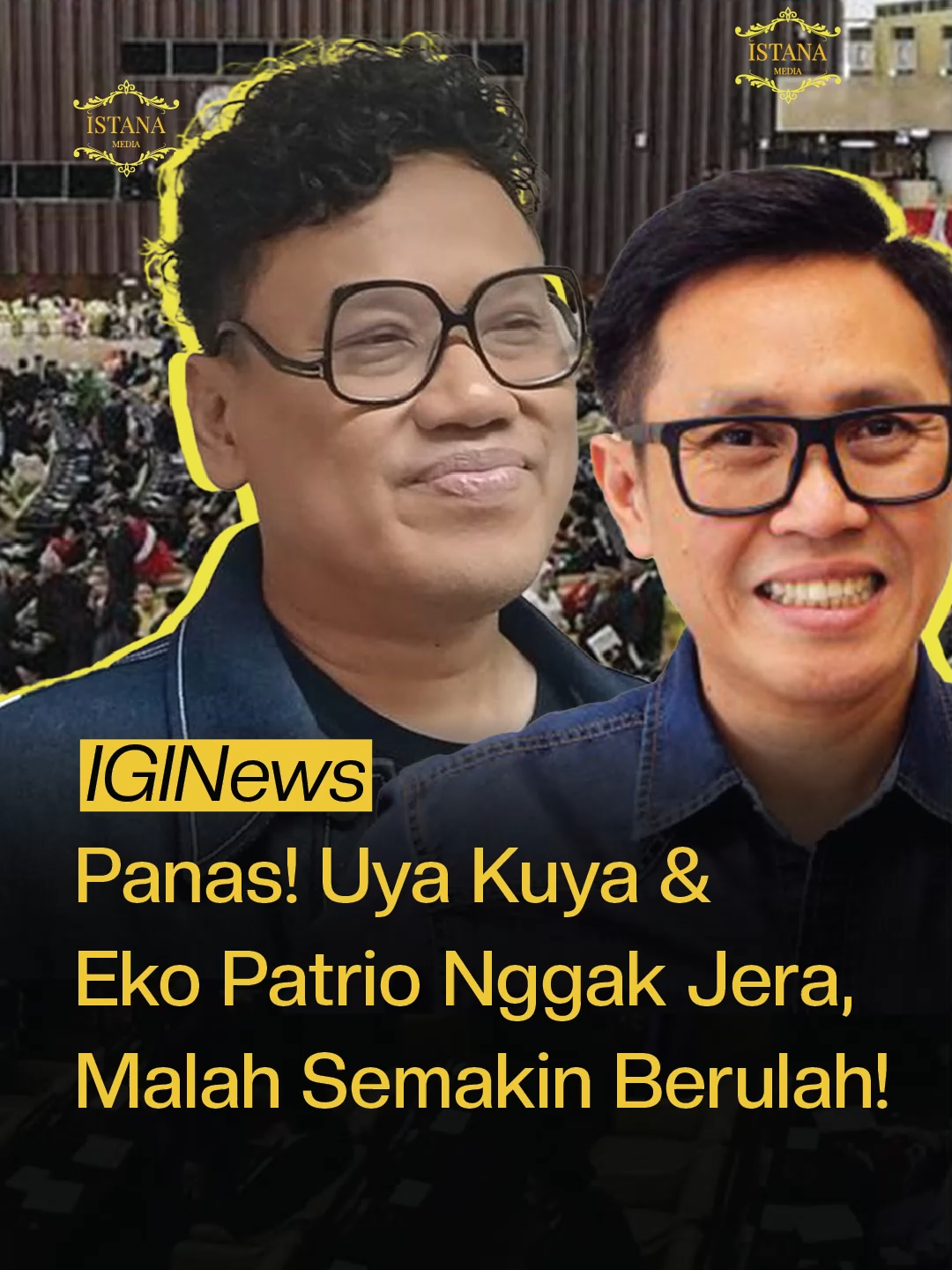 Sidang Tahunan MPR baru-baru ini menjadi sorotan publik setelah muncul video joget anggota DPR, termasuk Uya Kuya dan Eko Patrio. Terlebih unggahan terbaru Eko yang semakin memperkeruh suasana. Bagaimana fakta selengkapnya? Simak informasi selanjutnya di YouTube atau Facebook fanpage Istana Media! #IGINews #Istanamedia #Breakdown #EkoPatrio #UyaKuya #DPR #Joget #Update #Terbaru #Berita #News #Informasi #Viral #FYP