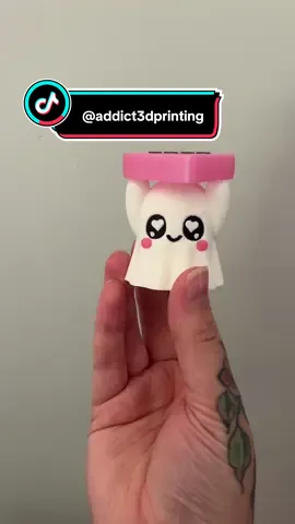 @Addict3D Printing has some of the cutest spooky prints; including this adorable little conversation heart ghostie! Be sure to check them out and grab a build a box for awesome deals & fun! ✨ #3dprinting #fyp #halloween 