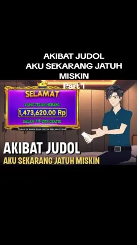 ANIMASI AKIBAT JUDOL AKU SEKARANG  JATUH MISKIN 
