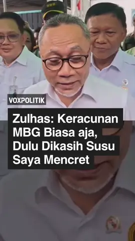 Keracunan MBG? Zulhas bilang anak-anak cuma belum terbiasa dengan menu makanan. Bahkan mencontohkan dirinya dulu minum susu langsung diare. 🤔 Padahal, ratusan siswa sudah jatuh sakit di berbagai daerah. Kalau alasannya cuma 'belum terbiasa', siapa yang tanggung jawab atas program makan bergizi yang harusnya aman untuk semua anak? Pengawasan ketat katanya sudah ada dari ahli gizi, BPOM, hingga pemda. Tapi faktanya, kasus keracunan tetap berulang. Jadi, masalahnya di mana?  #voxnetizens #voxpolitik #zulhas #mbg #keracunan 