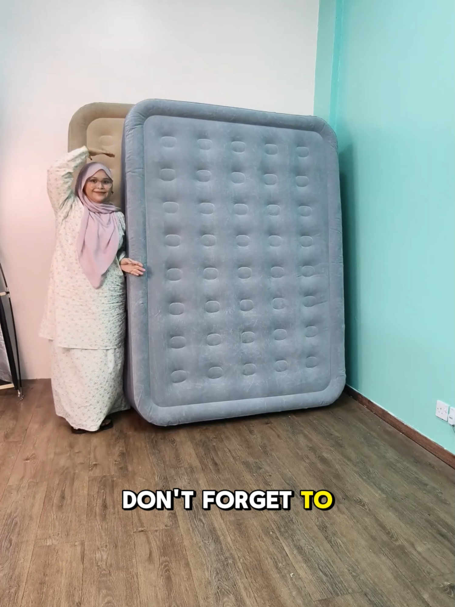 Self-inflating mattress Camping air mattress Electric air pump automatic inflation#camping #Outdoors #Campingbed #mattress #Airbed #bed