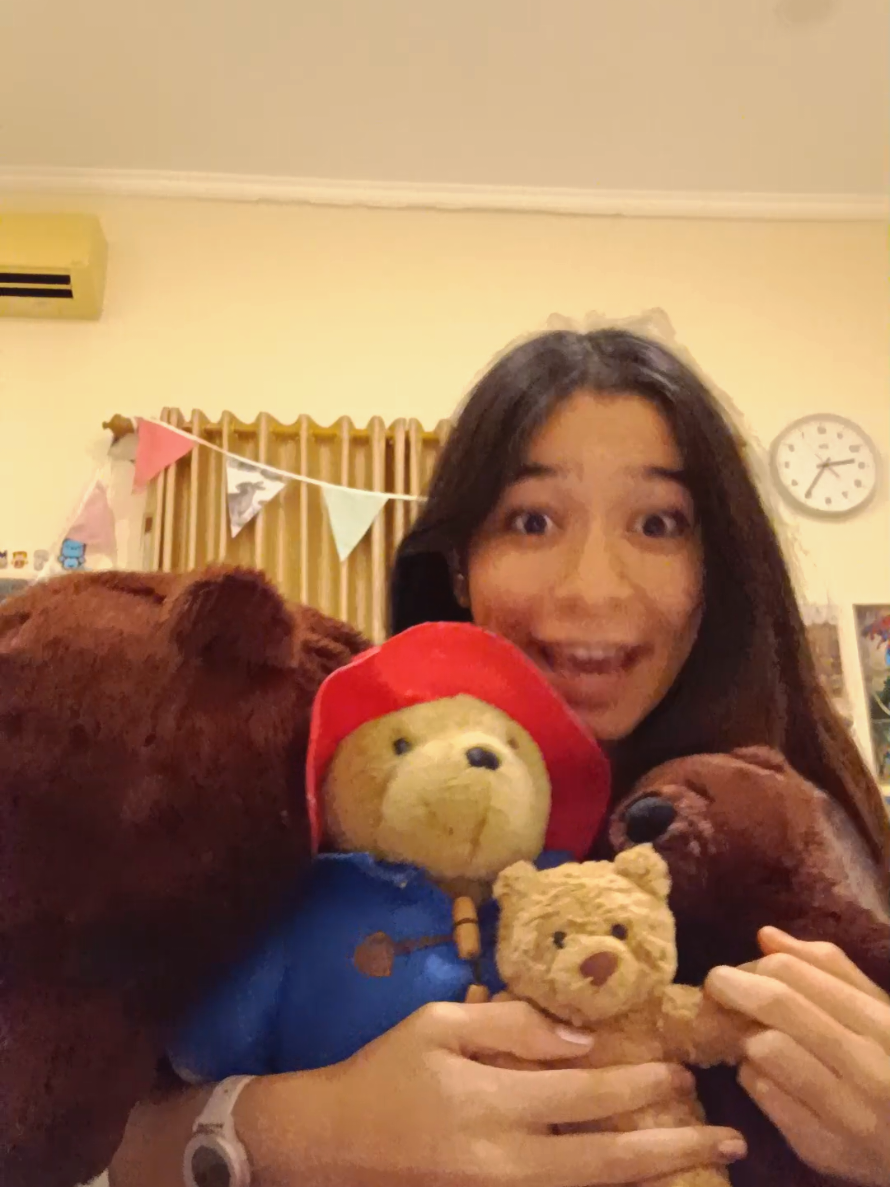 I love my bear plushies ❤️ #stuffedanimals #plushies #bearplushie #Love #bears 