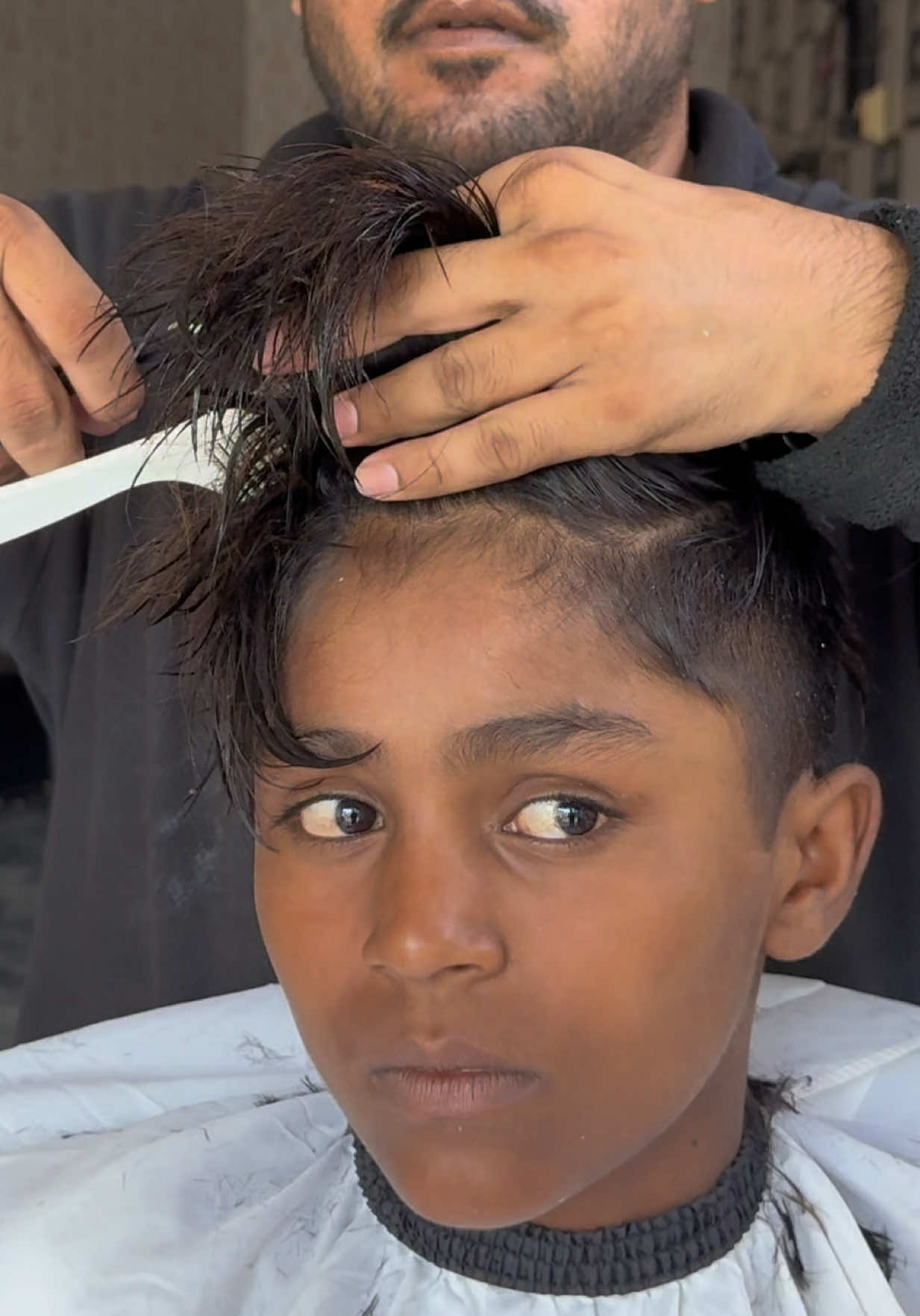 Part 3 | ABANDONED BOY RESCUED | Heartwarming Haircut & Help Story #hairstyle #haircut #asmr #fyp #foryoupage❤️❤️ 