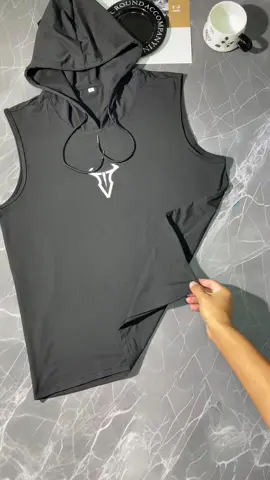 Men's Gym Workout Hooded Tank Top, Regular Fit Casual Sleeveless Top for Summer, Men's Top for Outdoor Workout#gymfit #sleeveless hoodie#hoodie #tanktop #summermashup 