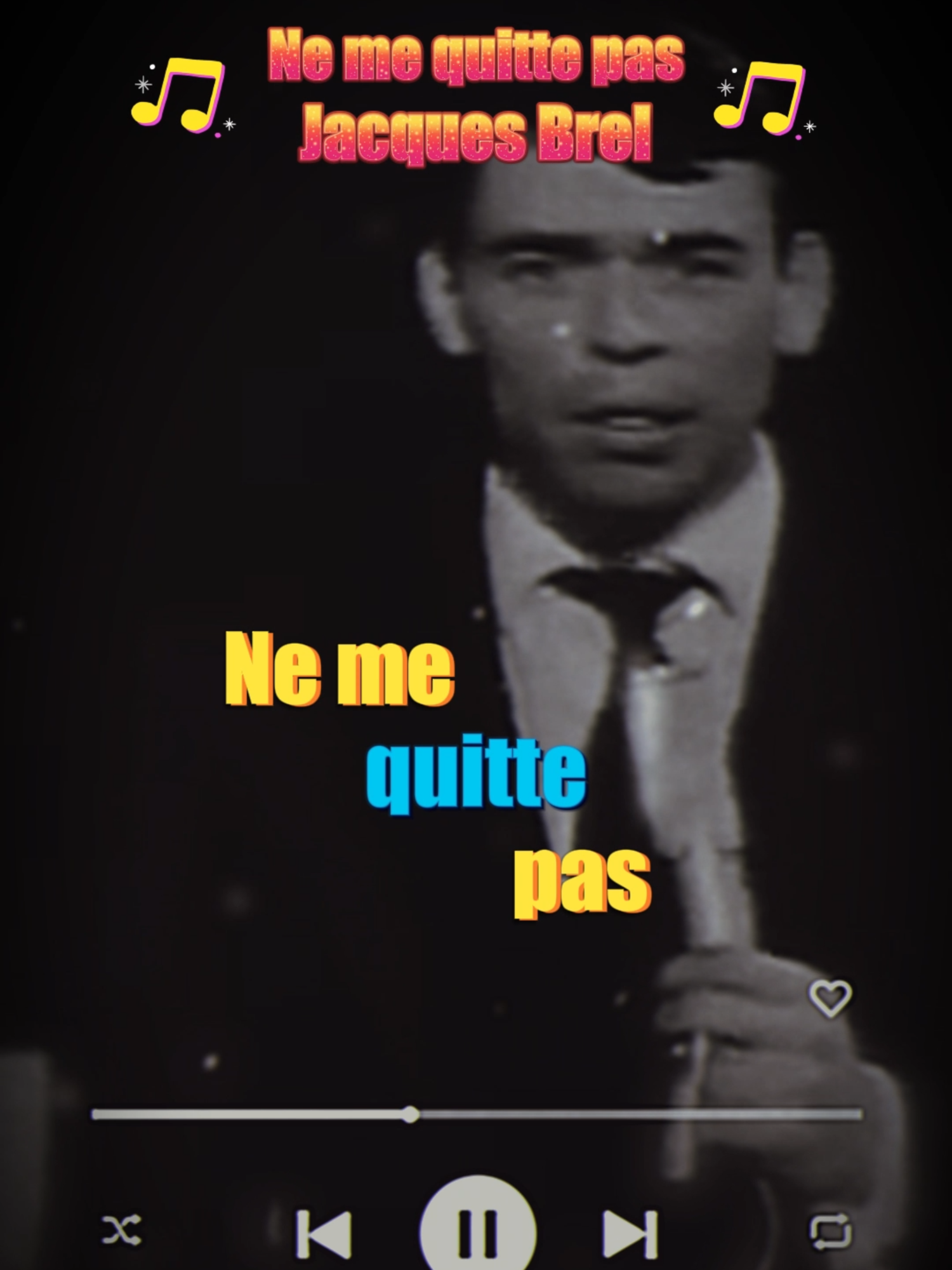 Ne me quitte pas - Jacques Brel 🎵 #jacquesbrel #nemequittepas #musique #chanson #melodie #paroles #musiqueavecparole #paroleschansons #chansonavecparole #lyric #parole #musiqueàtexte #francetiktok #tiktokfrance #tiktokmusique #pourtoii #pourtoiiiiiiiiiiiiiiiii #goodvibes #french #musiquefrancaise #francophone