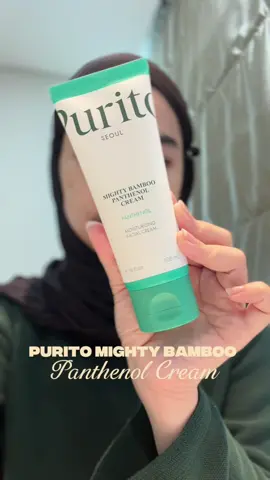 Membalas @°•😺wooniee😺•°  Kata siapa kulit ncu mbas sehat terus? 🥲 Kadang juga ngambek, kering, sensi 😩 tapi untungnya ada @Purito Mighty Bamboo Panthenol Cream sebagai combo penyelamat. Langsung adem, lembap, ga pake drama!!!!  #purito #puritoseoul #panthenol #kbeauty #koreanskincare #skincareroutine #skintok #glow 